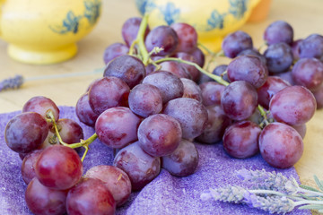 Bunch of grapes ready to eat
