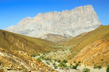 comb mountain in Oman