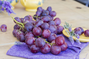 Bunch of grapes ready to eat