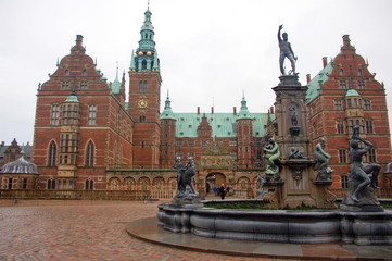 Frederiksborg Palace or Castle, Hillerod, Denmark
