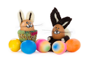 easter bunny with egg