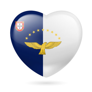 Heart Icon Of Azores