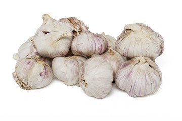 garlic bulbs isolated 