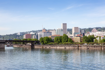 Fototapeta na wymiar Portland, Oregon skyline