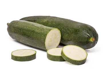  courgette vegetable isolated