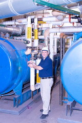 Engineer on power plant