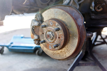 Front Disk brake assembly repair