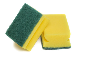  yellow cleaning sponge