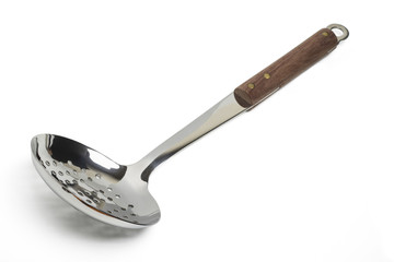 specialized meal spoon isolated on a white background.