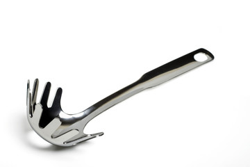  spaghetti  fork isolated on a white background.