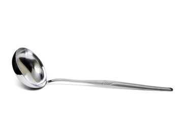 large metal spoon for soup 
