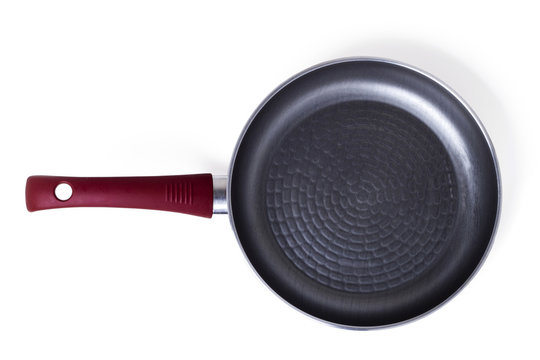 red frying pan 