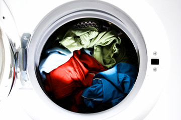 Clothes in laundry