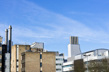 Modern buildings