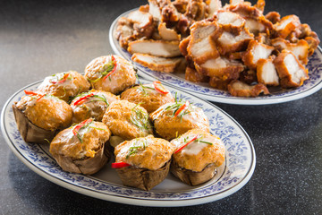 Steamed fish with curry paste