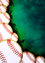 Naklejka premium Baseball background