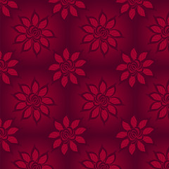 Floral abstract background, seamless