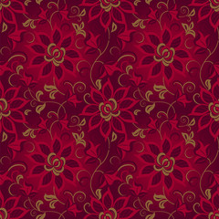 Floral abstract background, seamless