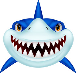 Obraz premium Shark head cartoon