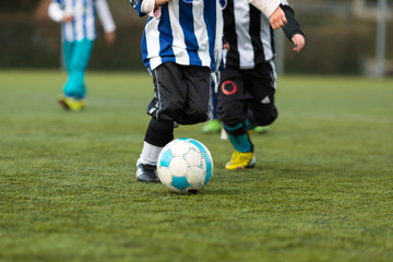 Two young soccer players © Mikkel Bigandt