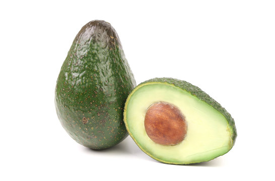 whole and half avocados