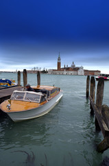 Water Taxi Boat in Venice