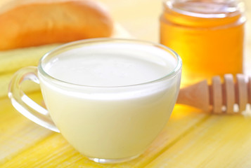 honey,bread and milk