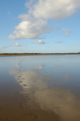 Footprints.