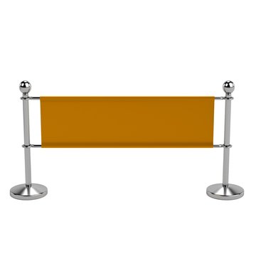 realistic 3d render of barrier