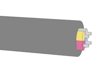 cartoon image of electric cable