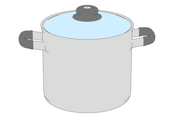 cartoon illustration of pot