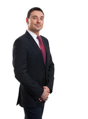 business man smiling