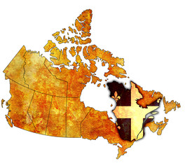 quebec on map of canada