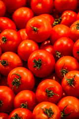 Fruits and vegetables stall in La Boqueria,