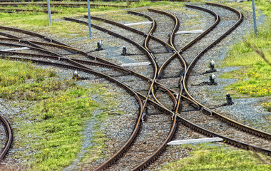 railroad tracks