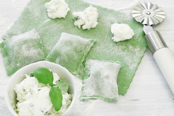 Frischkäse Füllung für Tortellini und Ravioli