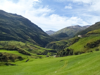 Alpine pass the Grimslepass