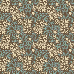 seamless colorful background in the style of baroque