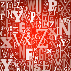 Vector Alphabet Background