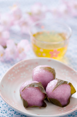 桜餅　和菓子