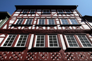 Obraz premium Half-timbered old house in Miltenberg, Germany