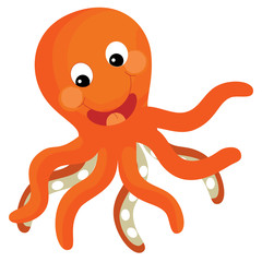 Cartoon sea element - illustration for the children