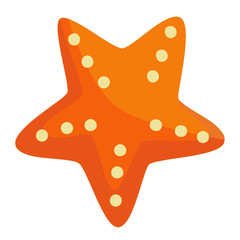 Cartoon sea element - illustration for the children