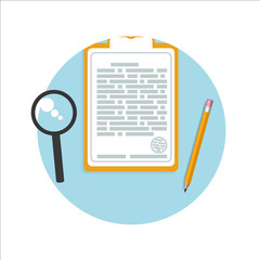 Business documents concept