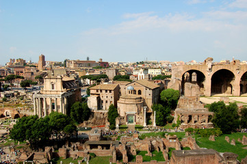 Fototapeta na wymiar Rzym - Imperial Forum, Trajan rynku
