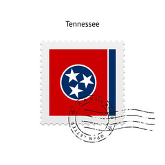 State of Tennessee flag postage stamp.