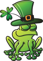 Saint Patrick's Day Smiling Frog