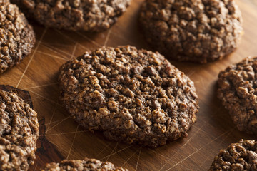 Double Chocolate Chip Oatmeal Cookies
