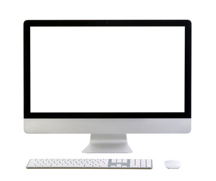Illustration of modern computer monitor