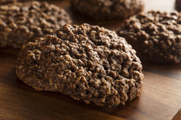 Double Chocolate Chip Oatmeal Cookies